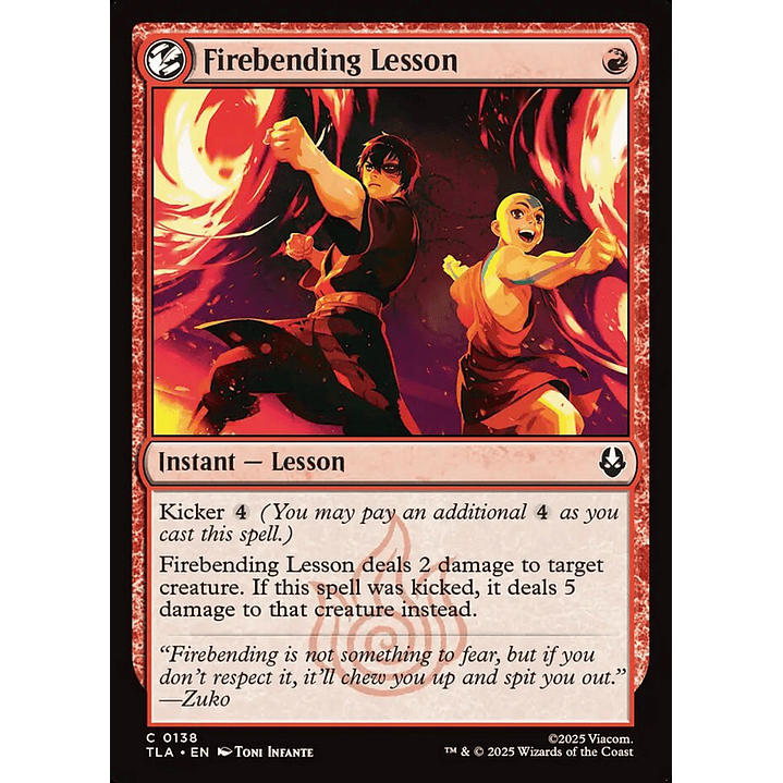 Firebending Lesson | Inglés | NM | TLA 1