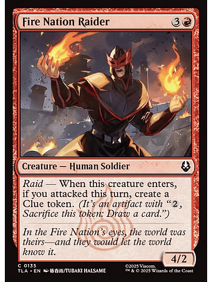 Fire Nation Raider | Inglés | NM | TLA