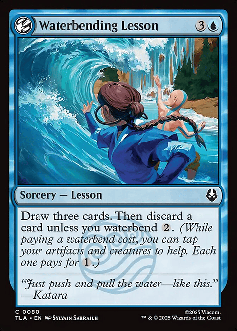 Waterbending Lesson (foil) | Inglés | NM | TLA