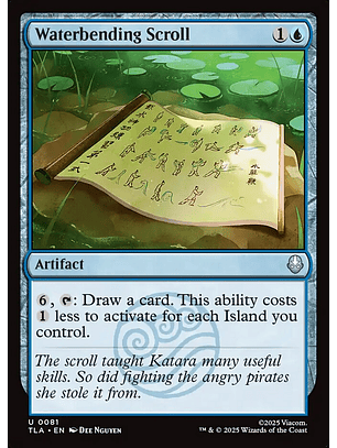 Waterbending Scroll | Inglés | NM | TLA