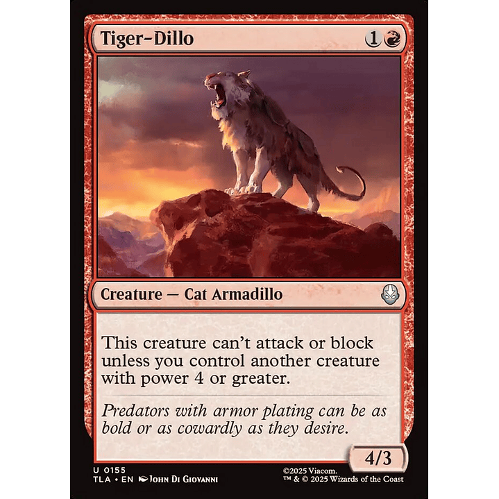 Tiger-Dillo | Inglés | NM | TLA 1