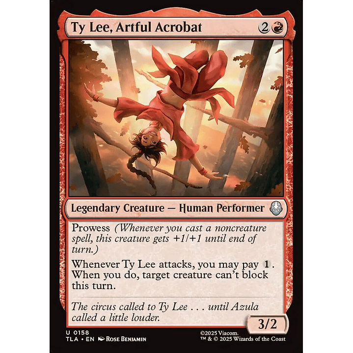 Ty Lee, Artful Acrobat | Inglés | NM | TLA 1