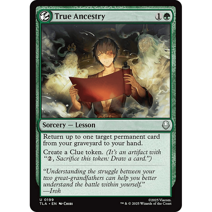 True Ancestry (foil) | Inglés | NM | TLA 1