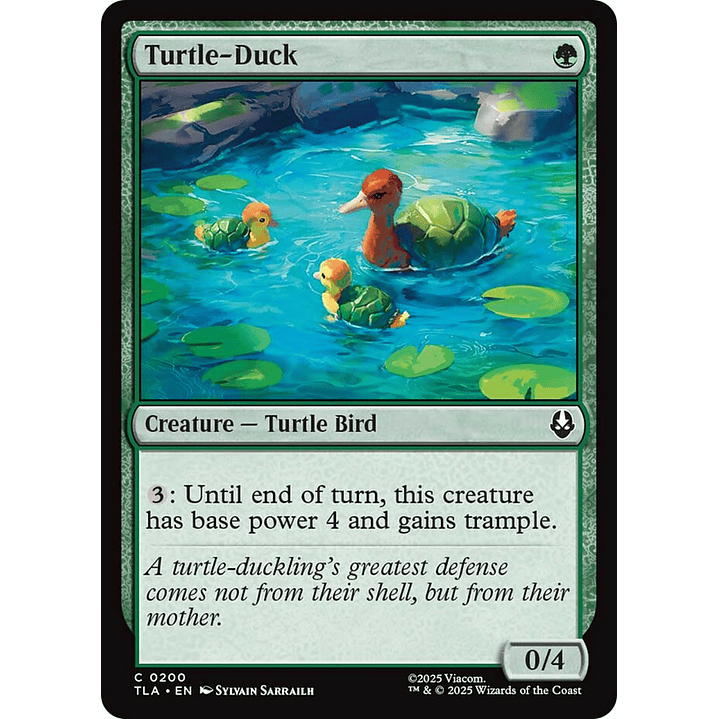 Turtle-Duck (foil) | Inglés | NM | TLA 1
