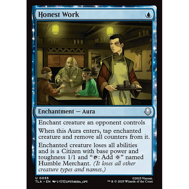 Honest Work | Inglés | NM | TLA 1