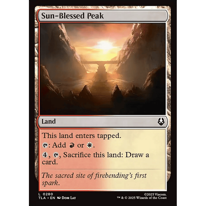 Sun-Blessed Peak (foil) | Inglés | NM | TLA 1