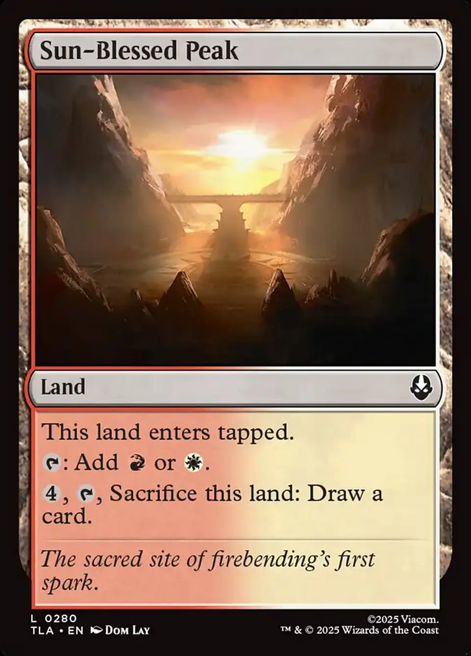 Sun-Blessed Peak (foil) | Inglés | NM | TLA 1