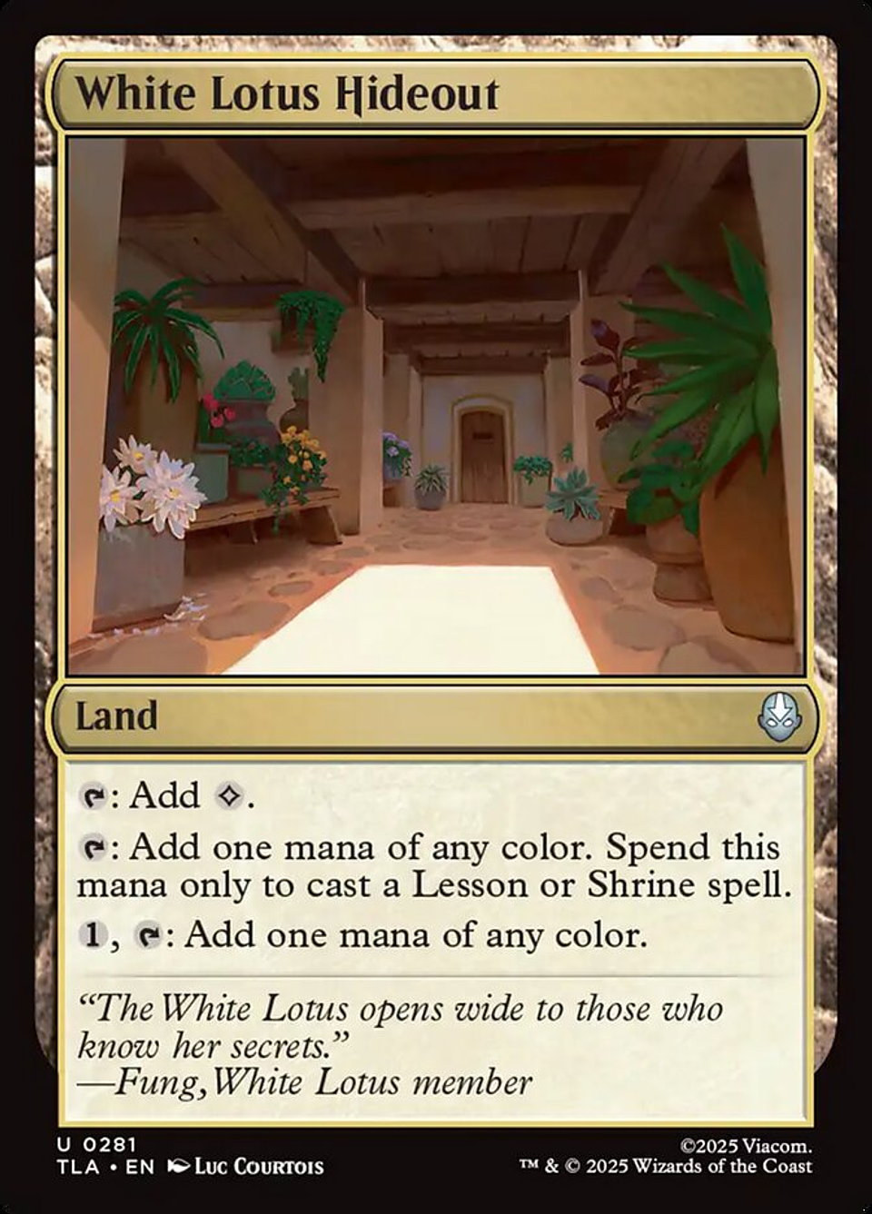 White Lotus Hideout (foil) | Inglés | NM | TLA 1