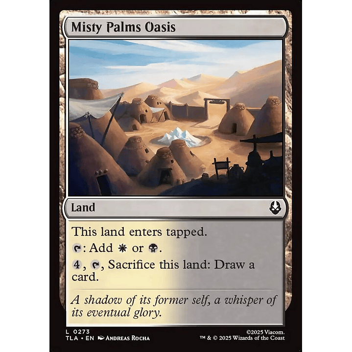 Misty Palms Oasis (foil) | Inglés | NM | TLA 1