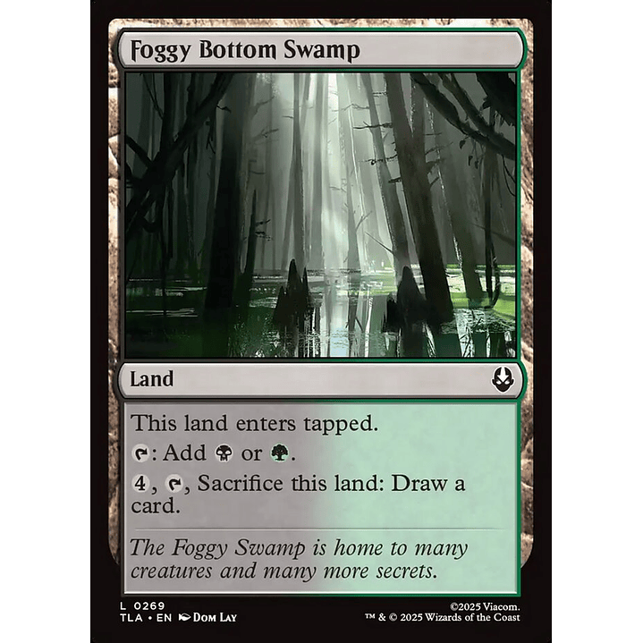 Foggy Bottom Swamp | Inglés | NM | TLA 1