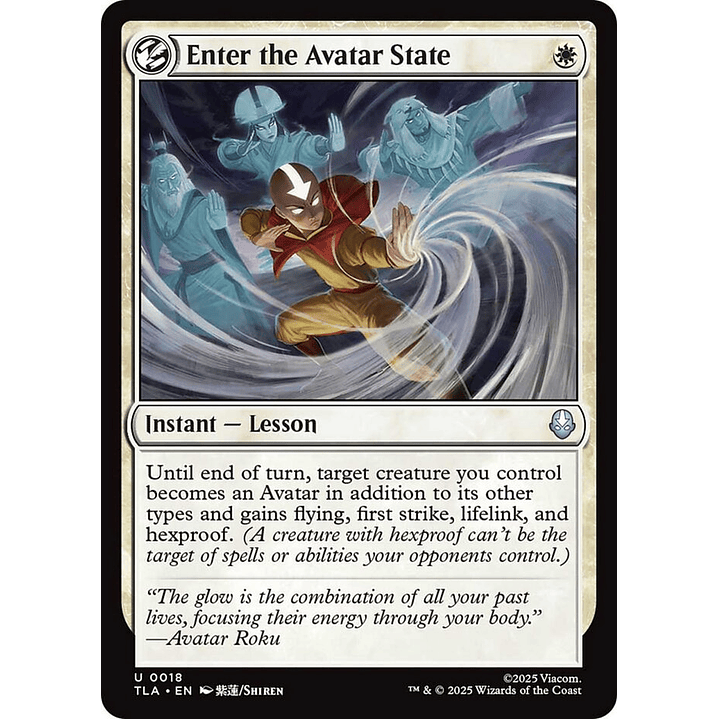 Enter the Avatar State (foil) | Inglés | NM | TLA 1