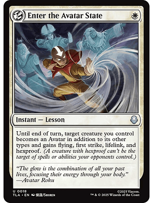 Enter the Avatar State | Inglés | NM | TLA