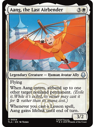 Aang, the Last Airbender | Inglés | NM | TLA