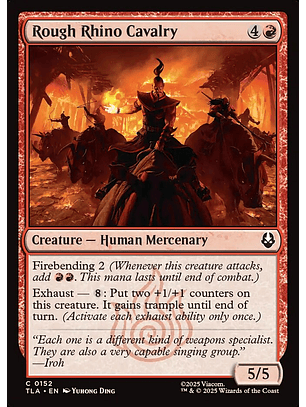 Rough Rhino Cavalry (foil) | Inglés | NM | TLA