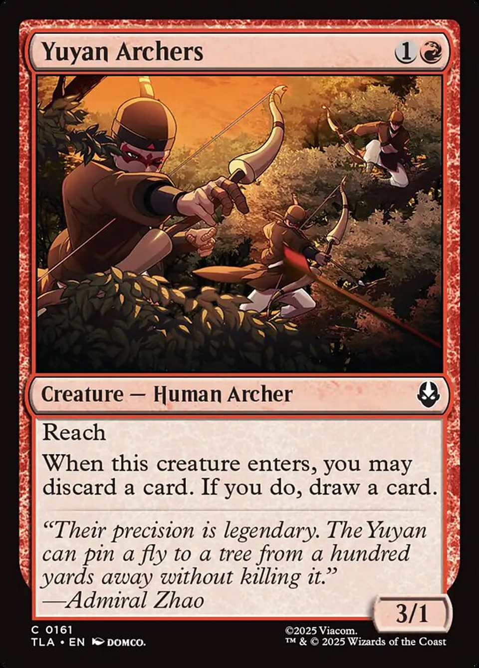 Yuyan Archers (foil) | Inglés | NM | TLA 1
