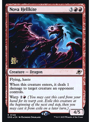 Nova Hellkite (Launch foil) | Inglés | NM | PEOE