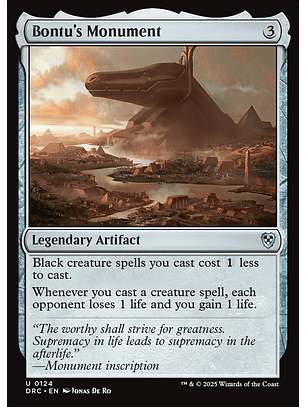 Bontu's Monument | Inglés | NM | DRC