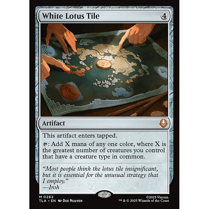 White Lotus Tile | Inglés | NM | TLA 1