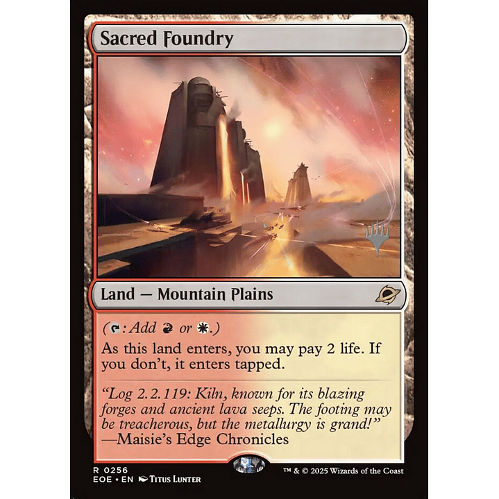 Sacred Foundry | Inglés | NM | PEOE 1