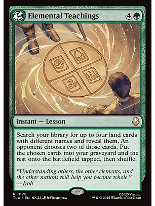 Elemental Teachings | Inglés | NM | TLA
