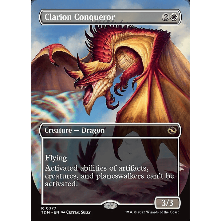 Clarion Conqueror (Borderless) | Español | NM | TDM 1