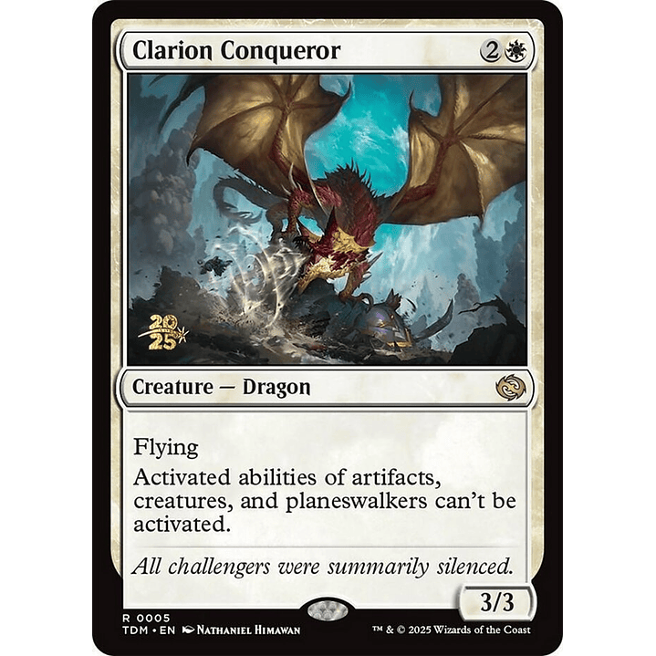 Clarion Conqueror (Launch foil) | Español | NM | PTDM 1