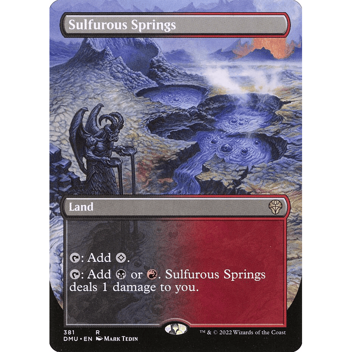 Sulfurous Springs (Borderless) | Español | EX | DMU 1