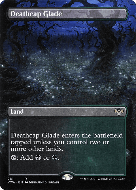 Deathcap Glade (Borderless) | Español | NM | VOW
