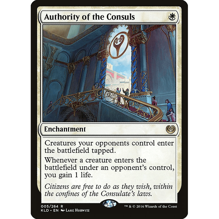 Authority of the Consuls | Inglés | EX | KLD 1
