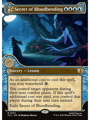 Secret of Bloodbending (Showcase) | Inglés | NM | TLA