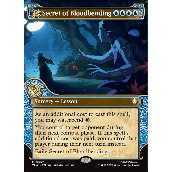 Secret of Bloodbending (Showcase) | Inglés | NM | TLA 1