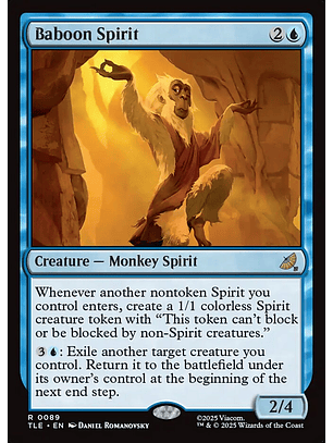 Baboon Spirit | Inglés | NM | TLE