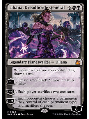 Liliana, Dreadhorde General | Inglés | NM | RVR