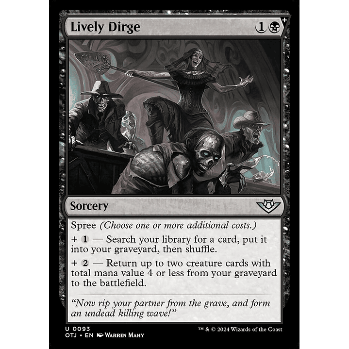 Lively Dirge | Inglés | NM | OTJ 1