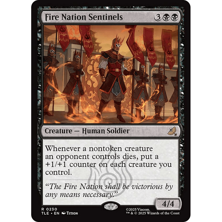 Fire Nation Sentinels (foil) | Inglés | NM | TLE 1
