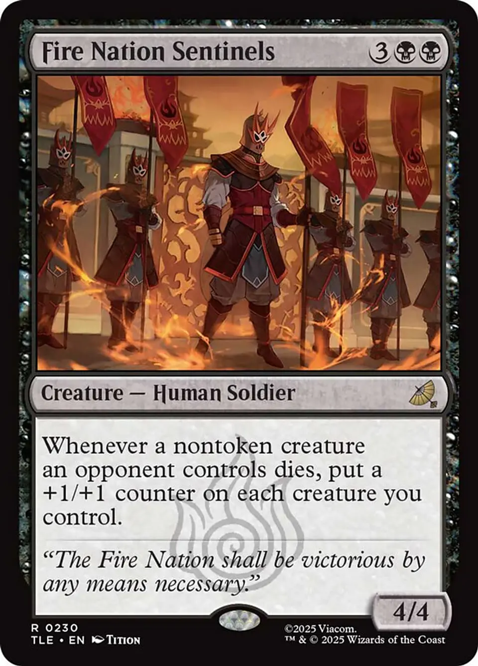 Fire Nation Sentinels (foil) | Inglés | NM | TLE 1