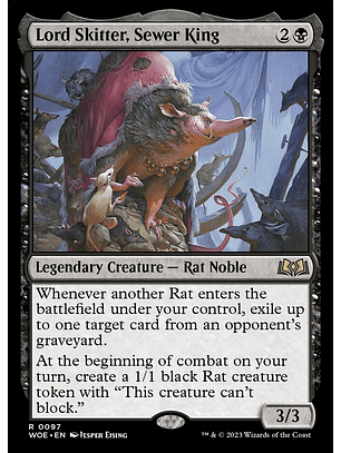 Lord Skitter, Sewer King (foil) | Inglés | NM | WOE