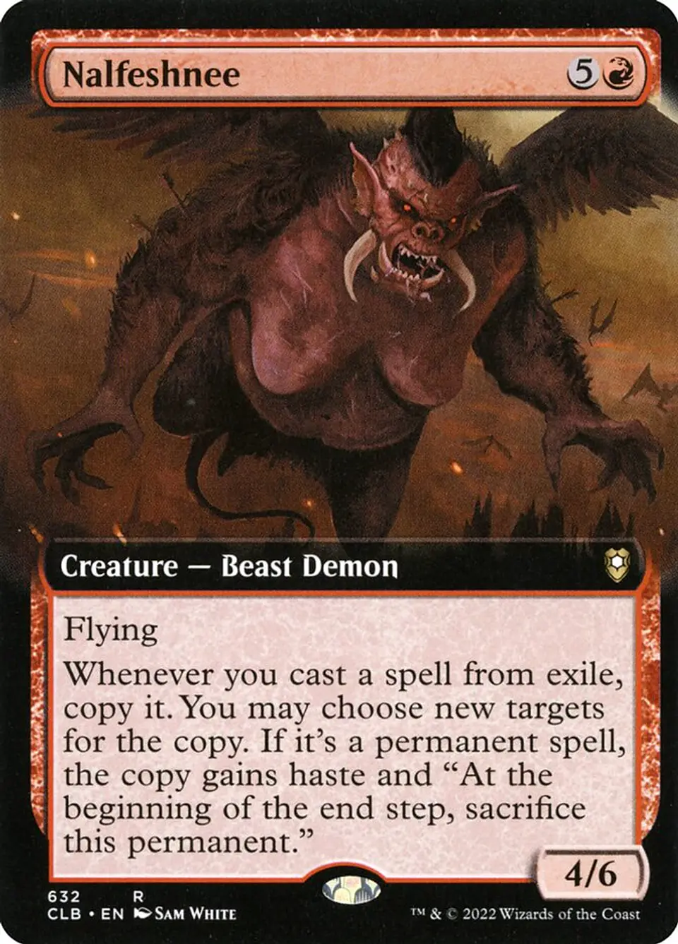 Nalfeshnee (Extended Art) | Inglés | NM | CLB 1