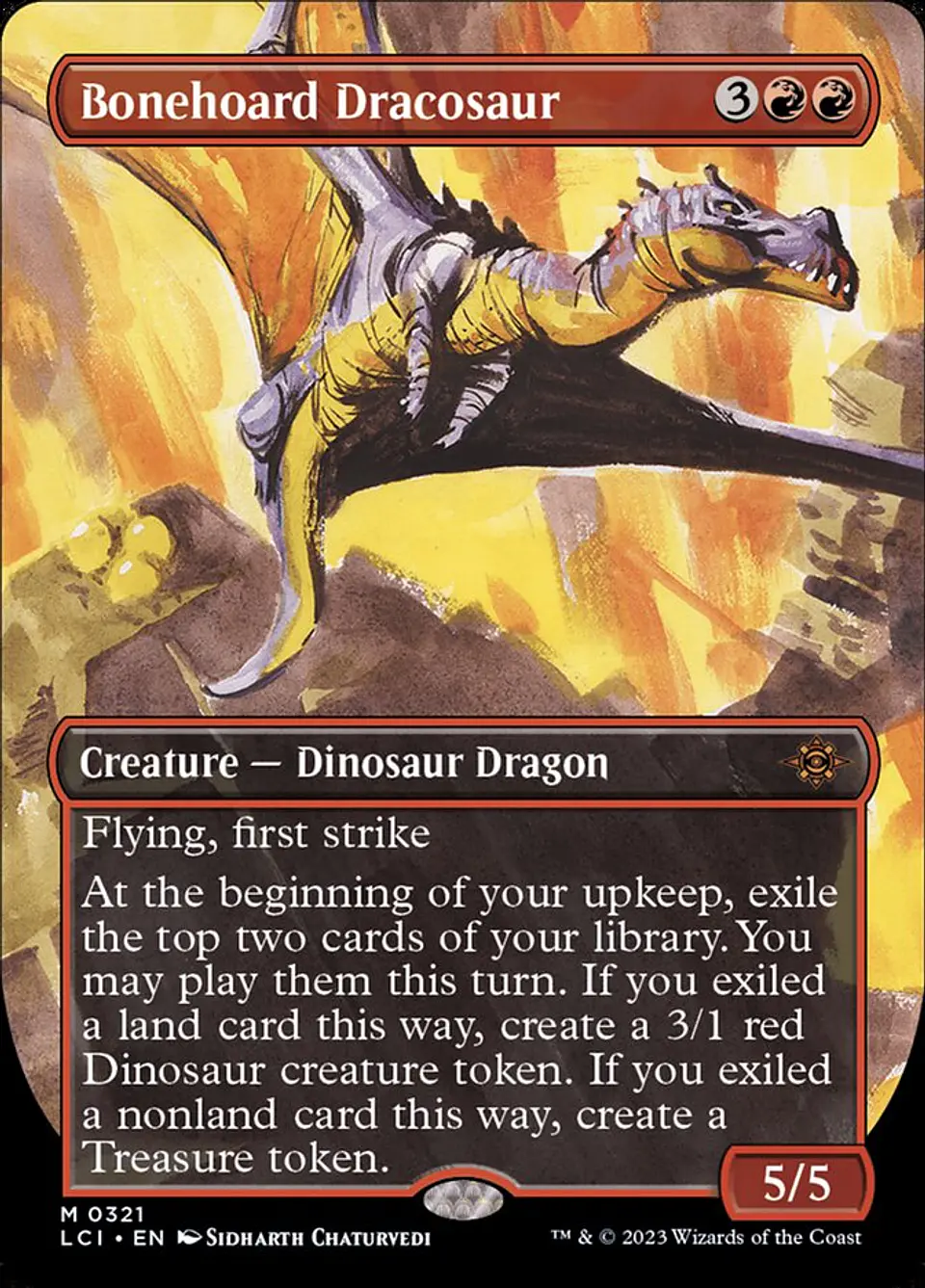 Bonehoard Dracosaur (Borderless) | Inglés | NM | LCI 1