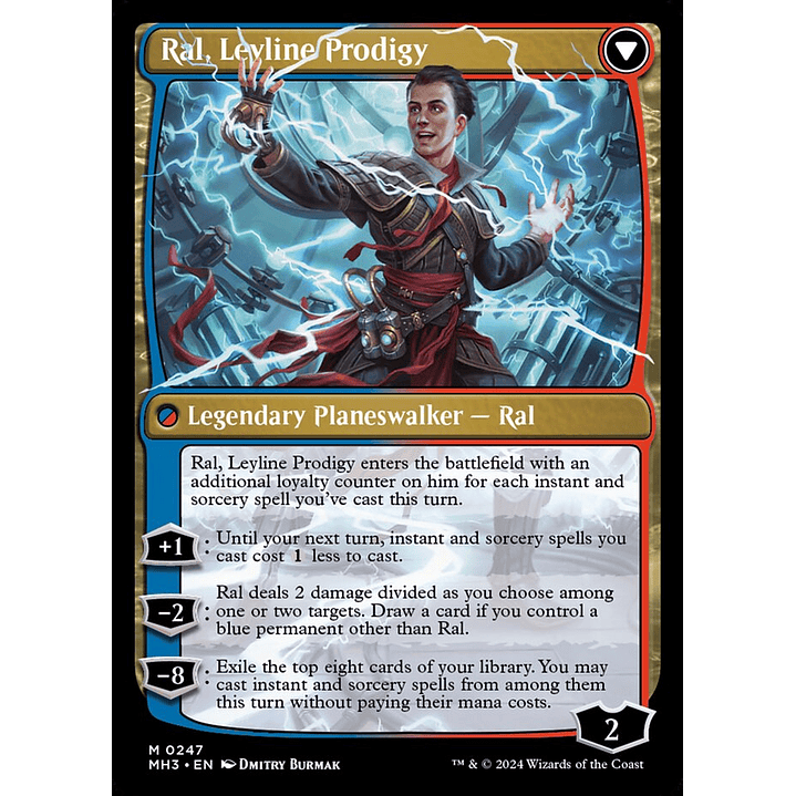 Ral, Monsoon Mage // Ral, Leyline Prodigy | Inglés | NM | MH3 2