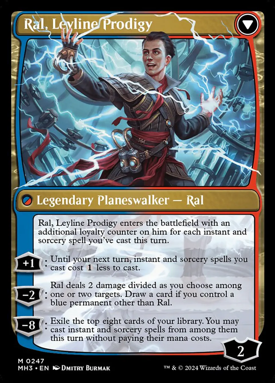 Ral, Monsoon Mage // Ral, Leyline Prodigy | Inglés | NM | MH3 2