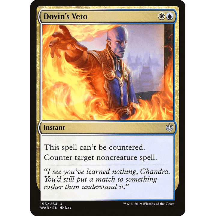 Dovin's Veto | Inglés | NM | WAR 1