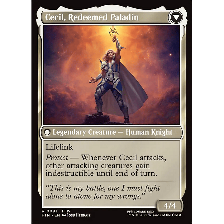 Cecil, Dark Knight // Cecil, Redeemed Paladin | Inglés | NM | FIN 2