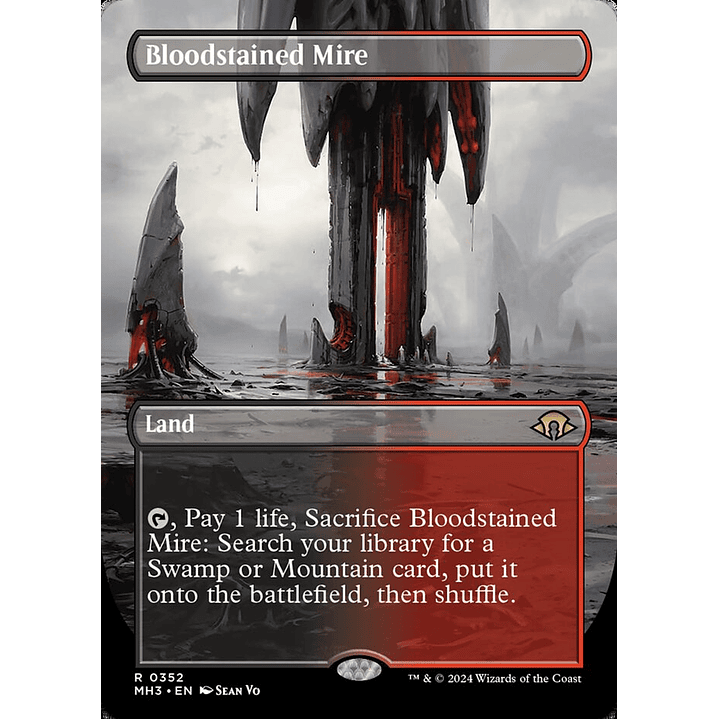 Bloodstained Mire (Borderless) | Inglés | NM | MH3 1