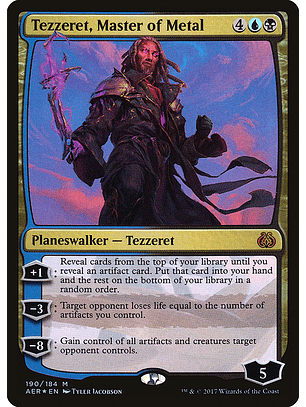 Tezzeret, Master of Metal (foil) | Inglés | NM | AER