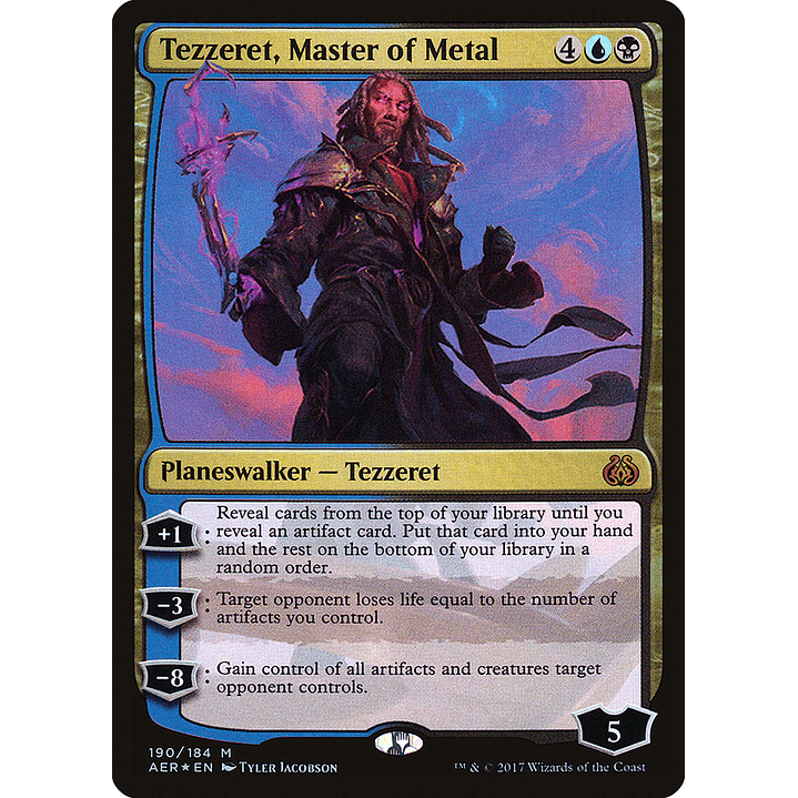 Tezzeret, Master of Metal (foil) | Inglés | NM | AER 1