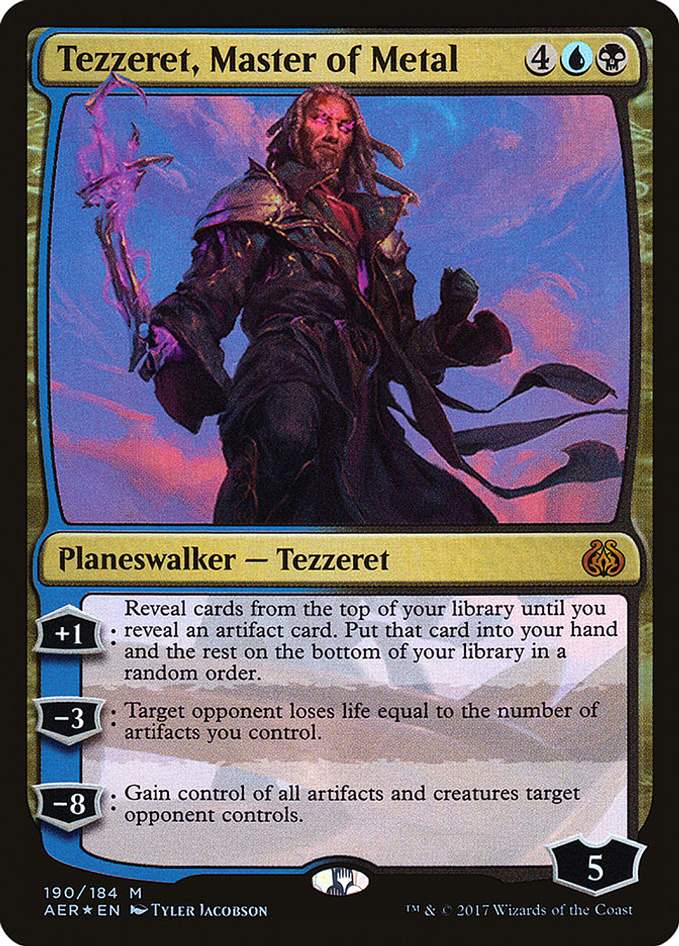Tezzeret, Master of Metal (foil) | Inglés | NM | AER 1