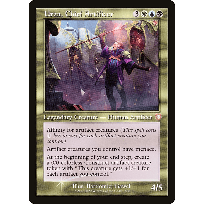 Urza, Chief Artificer (Retro Frame foil) | Inglés | NM | BRC 1