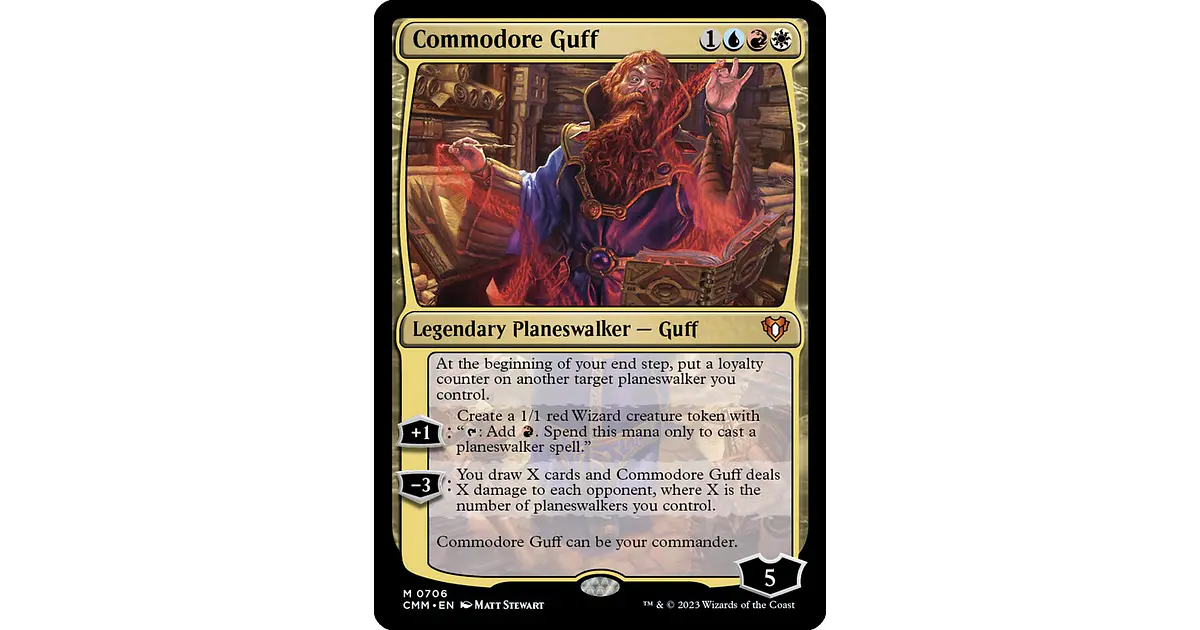 Commodore Guff (foil) | Inglés | NM | CMM