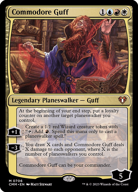 Commodore Guff (foil) | Inglés | NM | CMM